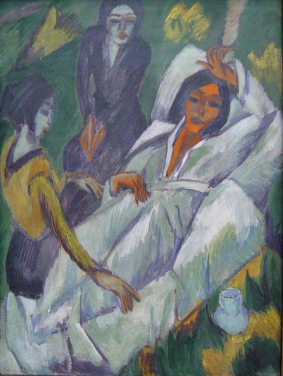 Femmes prenant le thé - Ernst Ludwig Kirchner